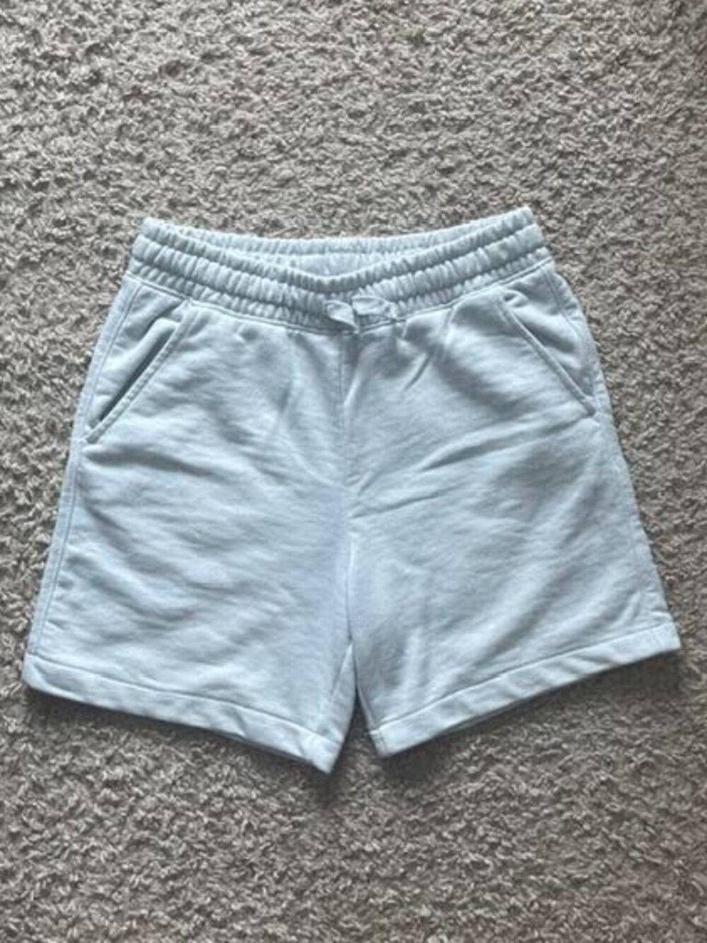 The Children's Place Boys Garment Dyed Premium Fleece Shorts Gray Size 10/12